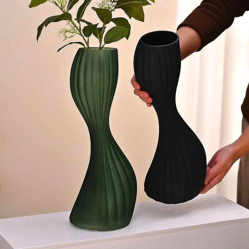 

Высококачественная декоративная ваза от пола до потолка для гостиной, украшение для входа в скандинавском стиле, цветы для ТВ-шкафа с обеих сторон