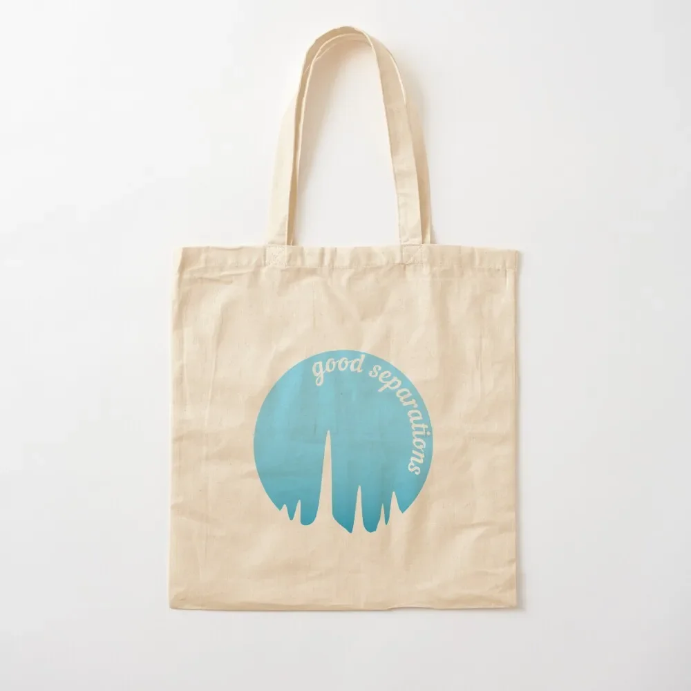 Good Separations - Ombre Blue Cutout Tote Bag reusable shopping bags Handbags cute pouch bag Women bags