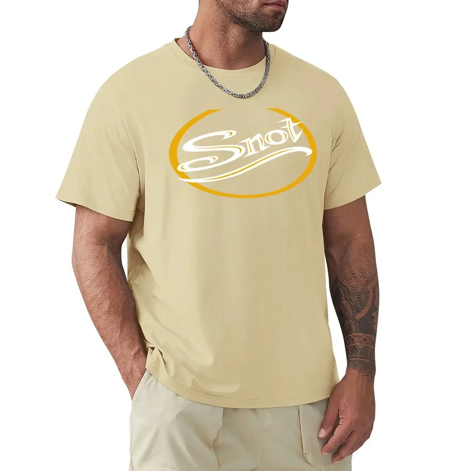 SNOT BAND T-Shirt summer top anime men tall t shirts mens designer clothes new in tops & tees Short Sleeve Round Collar harajuku image 3