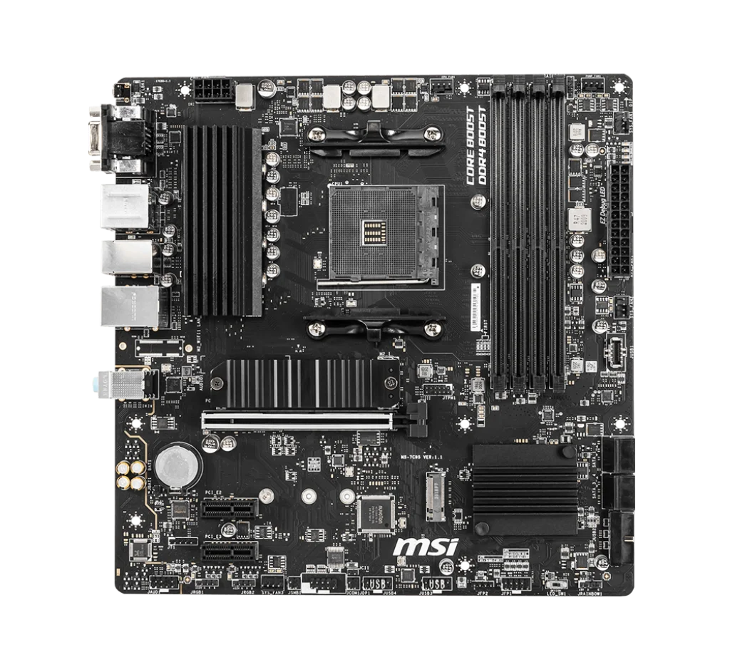 

MSI B550M PRO-VDH B550M motherboard AM4 4xDDR4 128GB Micro-ATX support Ryzen 5 5600 5700 5800X 3600 cpu