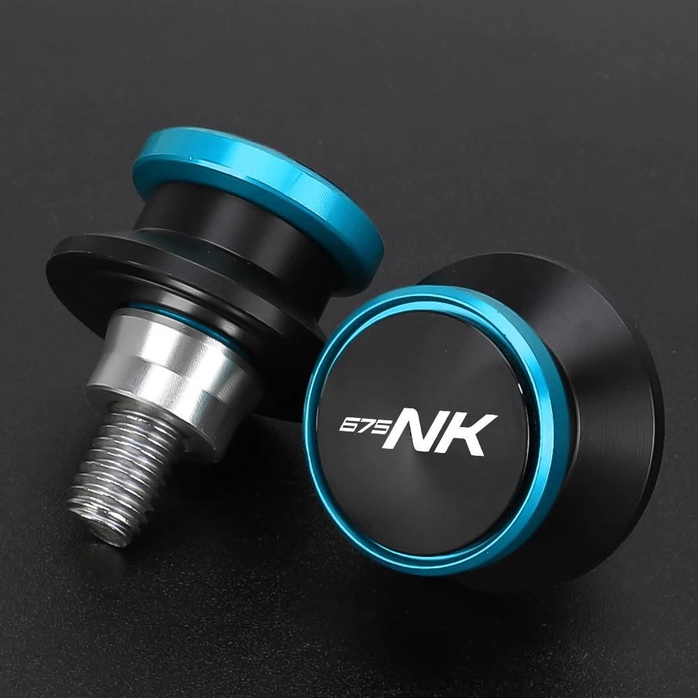 Motorcycle 675NK Accessories Swingarm Spools Slider Stand Support For CFMOTO 675-NK 450SR/450NK M10*1.25 General Aluminum Parts