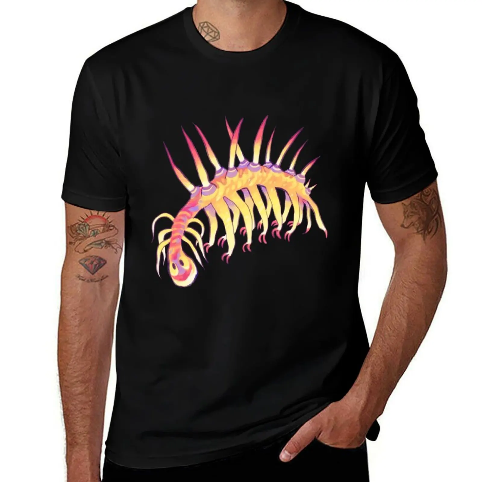 

Hallucigenia T-Shirt Work Basic Short Sleeve Top