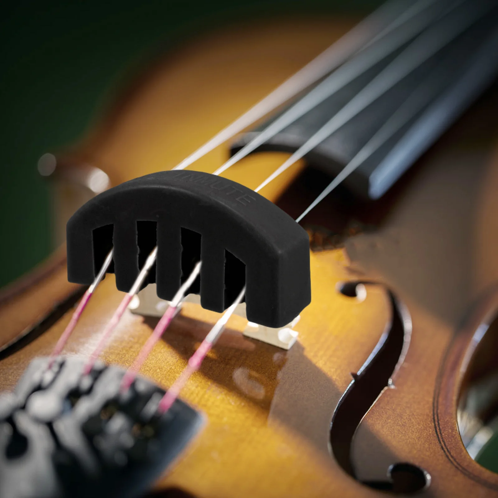 

Violin Mute Music Instrument Parts Rubber Colored for Musical Portable Small Instruments Accessories