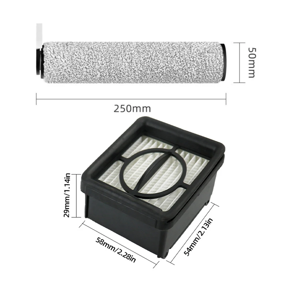 Home Vacuum for Cleaning As Shown Roller Brush Kit Replacement Parts Rotating Bristle Design For Mijia 2C 4C for 2lite