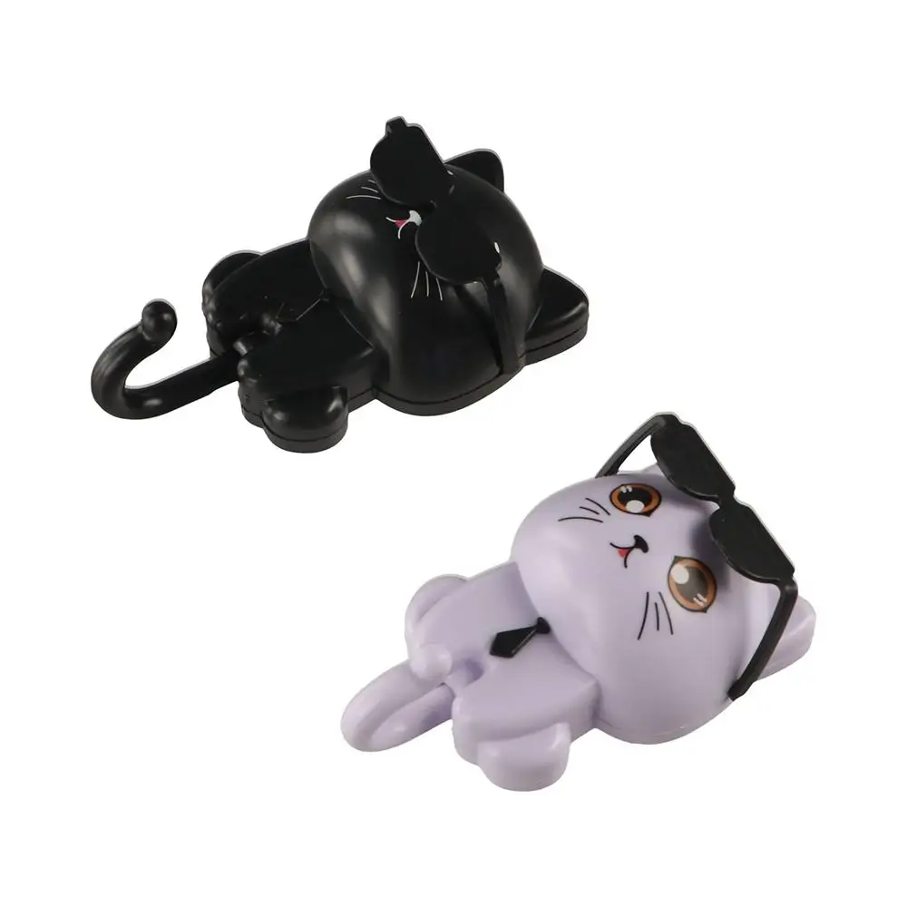 

Cute Plastic Cartoon Cat Hooks Wall Hanging Decorative Key Hangers Waterproof Sticky Hooks Entrance