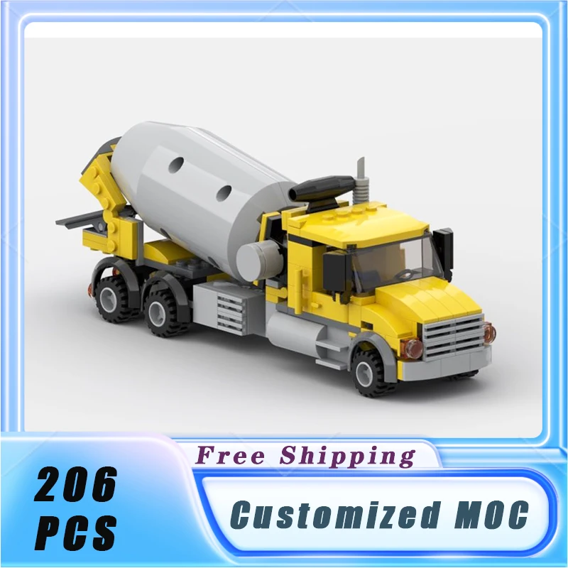 

Classical City MOC Engineering Construction Vehicles Building Blocks Model Bricks Assemble Display Children's Toys Gifts