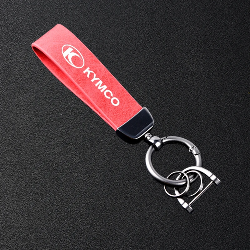 ل Kymco Xciting 500 250 300 وسط 125i 200i 300i 350i عالية الجودة دراجة نارية الجلود المفاتيح المعادن كيرينغ الملحقات