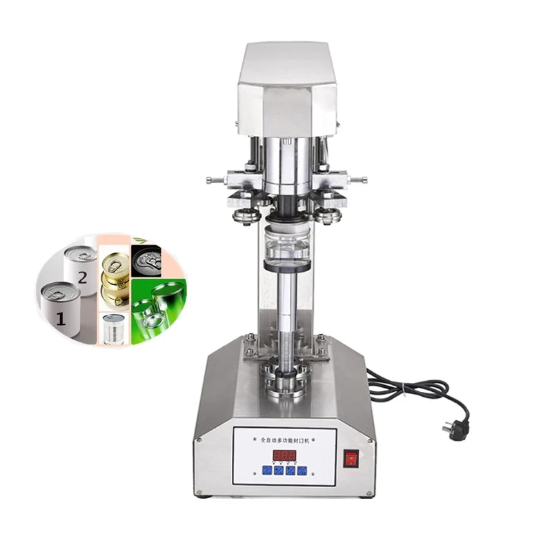 

Can Sealing Machine Semi Automatic Pilfer Proof Bottle Cap Making Juice Wine Water Bottles Glass Plastic Cap Capping Machine