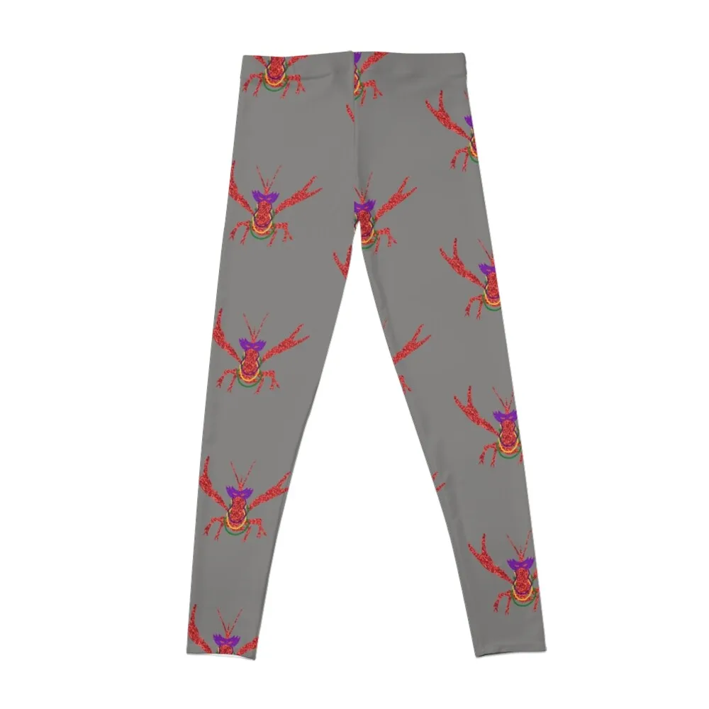 Mardis Gras Crawfish Leggings Women's gym Women sportwear Fitness clothing Womens Leggings