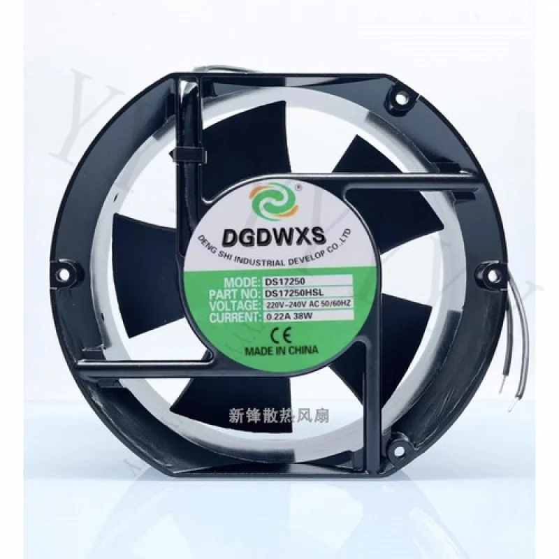 

Y+ FOR DGDWXS DS17250HSL 17250 220V 0.22A 38W 17CM Industrial Fan