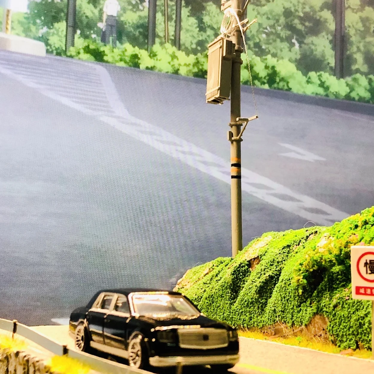 Model słupa telekomunikacyjnego w skali 1/64 do samodzielnego montażu, mikro krajobraz, kolej, park, ulica, akcesoria do dioram, 1 sztuka