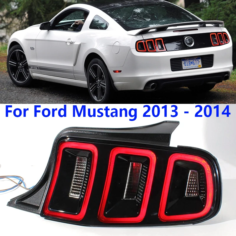 

For Ford Mustang 2013 2014 Car accessories 1 Pair LED Tail Light Rear Brake Lamp FO2800233/DR3Z13405A FO2801233/DR3Z13404A