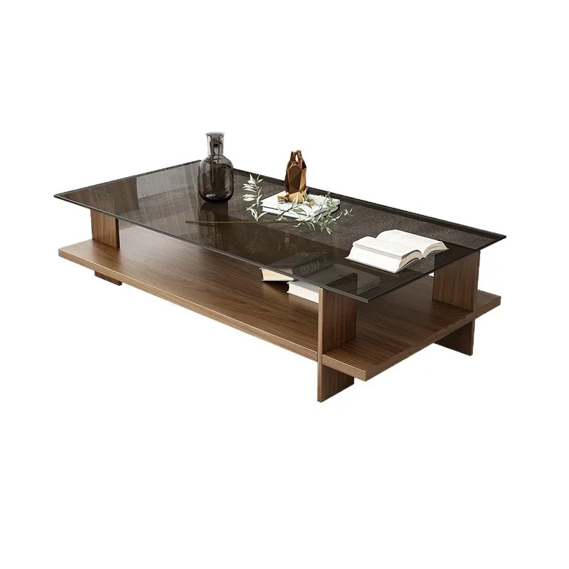 

Coffee table tempered glass small apartment living room home modern and simple