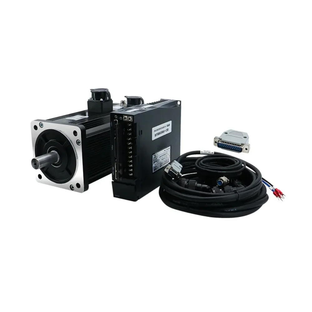 130st-m10025 Ac Servo Motor Kit + A1-SVD-30A/AASD-30A Driver For CNC Machine With/Without Brake 220V/380V 10Nm 2600w 2500rpm