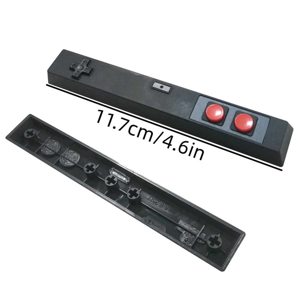 A99X Retro Gamepad Keycap 6.25U Spacebar Artisan Keycap ABS Material for MX Switches for Gaming Mechanical Keyboard Black