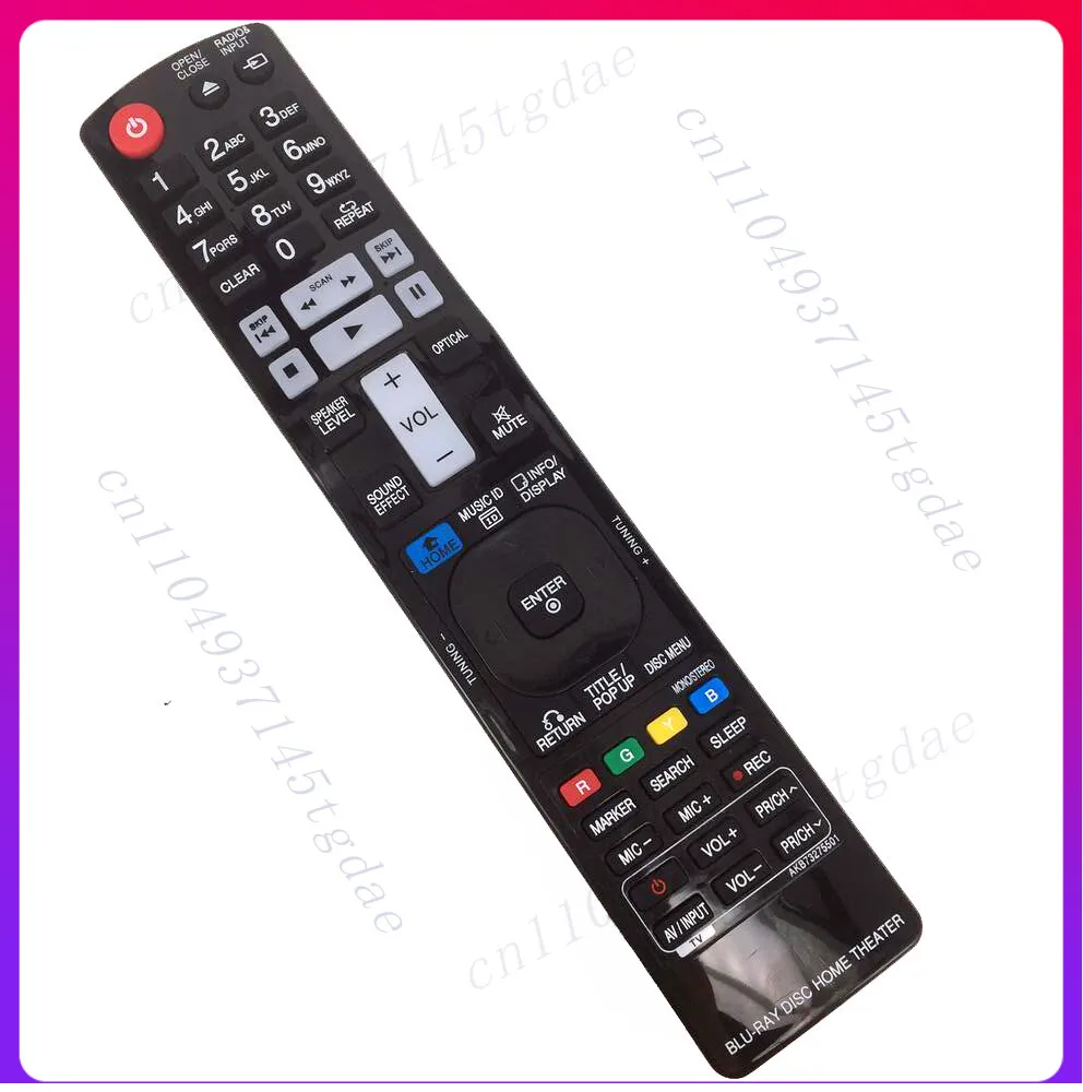 New AKB73275501 Remote Control for LG Media Home Theater System LHB336 LHB976 - Replacement