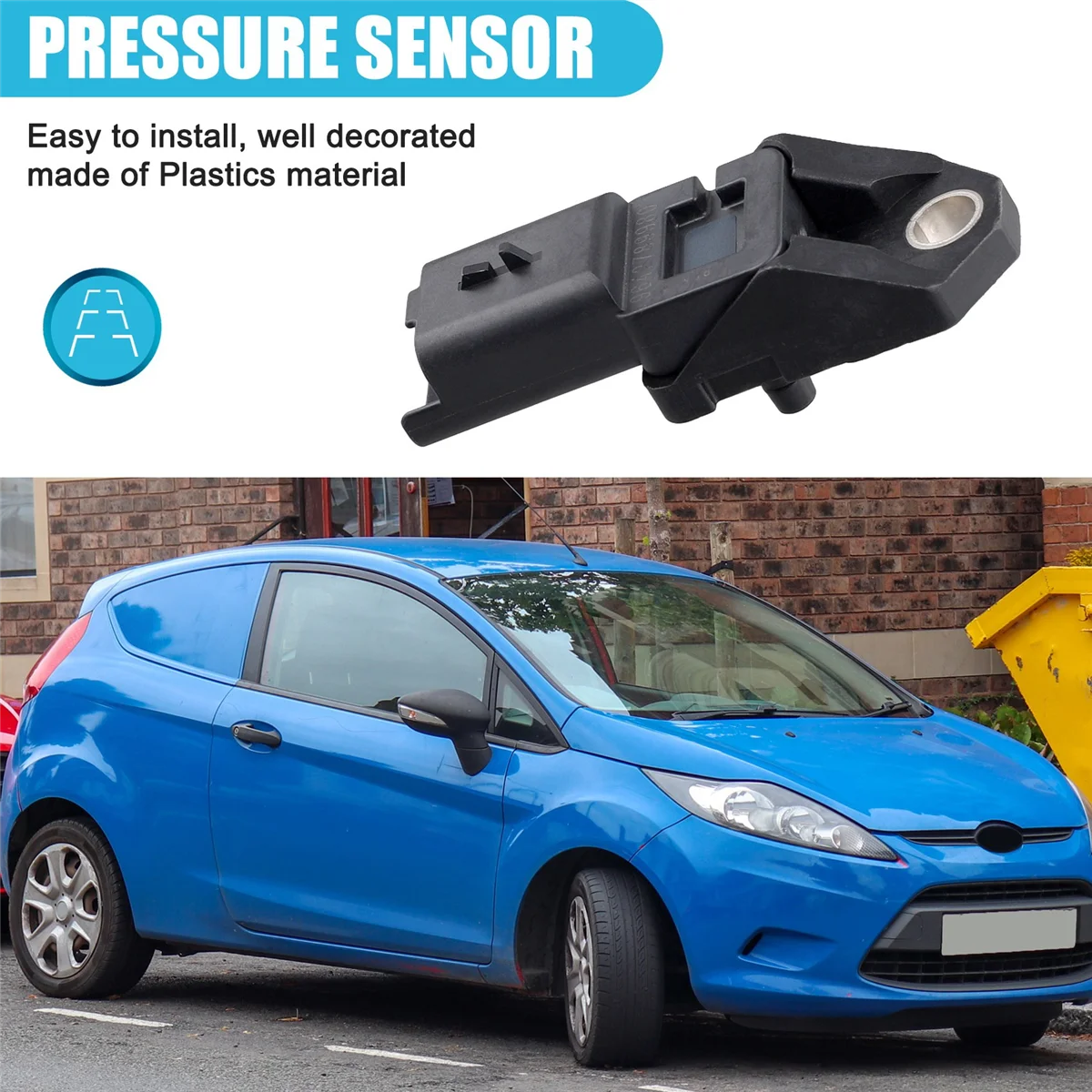 Sensor de pressão do distribuidor da entrada do carro, 9642789980 para 079800-7510