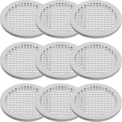 15pcs Plastic Soffit Vents Circular Air Vents Small Fan For Cabinet Mesh Ventilation Cover Outlet Wardrobe Hole Exhaust