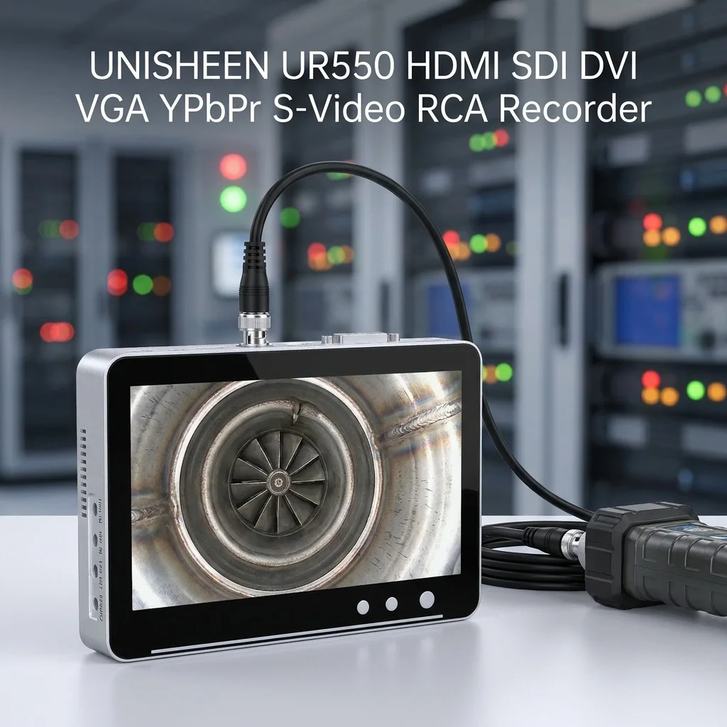 UNISHEEN UR550 Industrial Endoscope StandAlone Camera RCA HDMI VGA YPbPr Analog Screen SDI Capture Box DVI Medical Video Record
