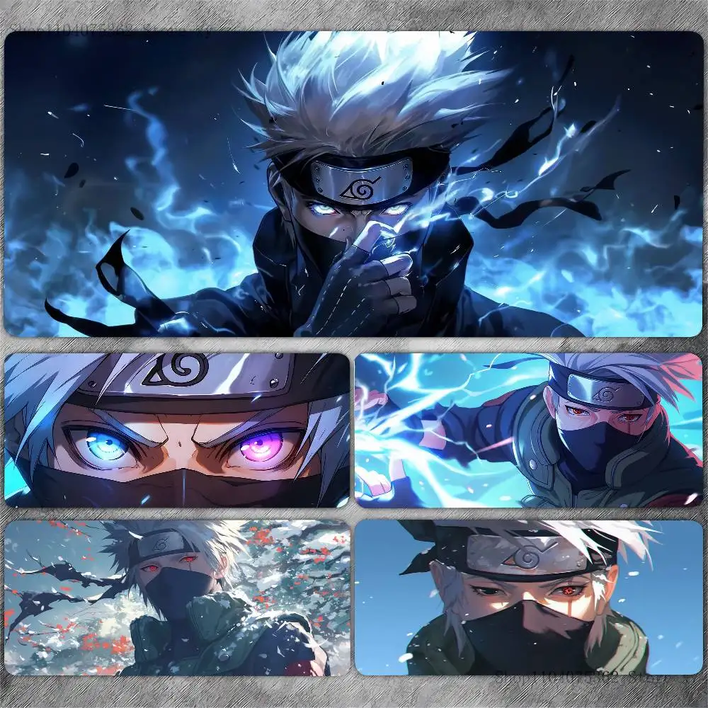 

1pc Anime Cartoon K-Kakashi Mousepad Non-slip Suitable For Office Computers Laptops E-sports Game Desk Mats XXL Keyboard