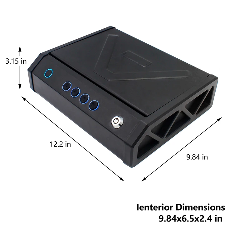 صندوق الأمان المنزلي الذكي البيومتري المقاوم للحريق مع بصمة الإصبع