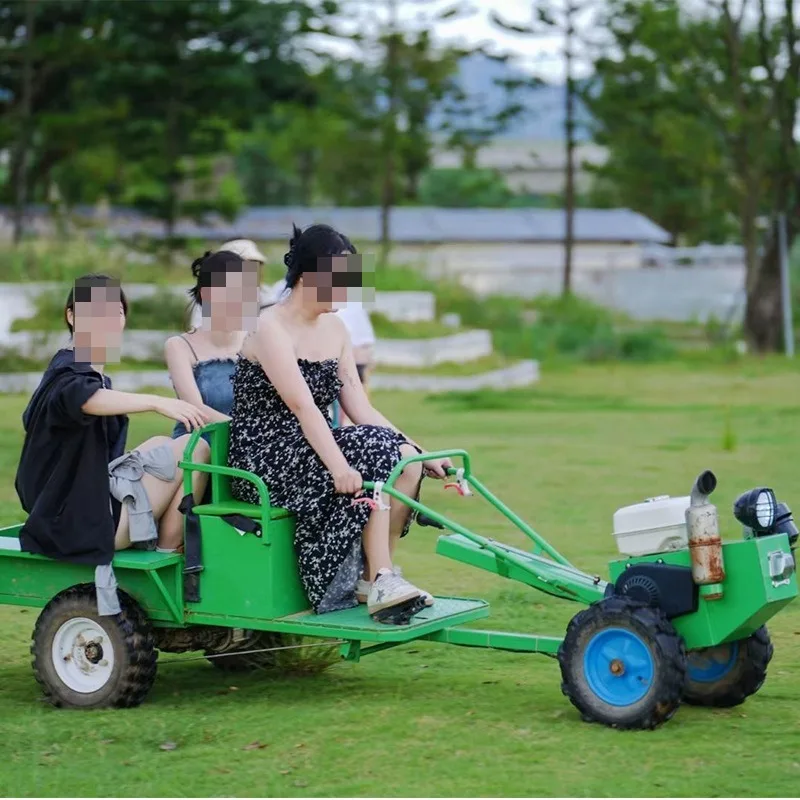 All-terrain snow grass ice walking tractor farm high-power electric amusement equipment