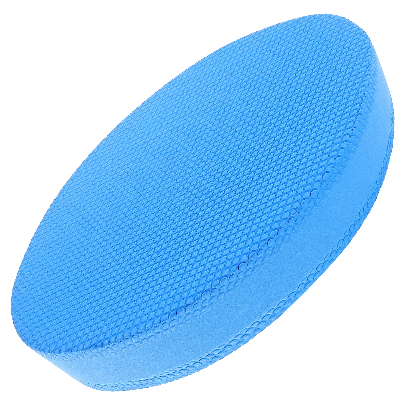 

Tpe Non-Slip Balance Cushion Oval Pad Stability Trainer Core Strength Physical Therapy Yoga Exercise 28x17x6 Cm Blue