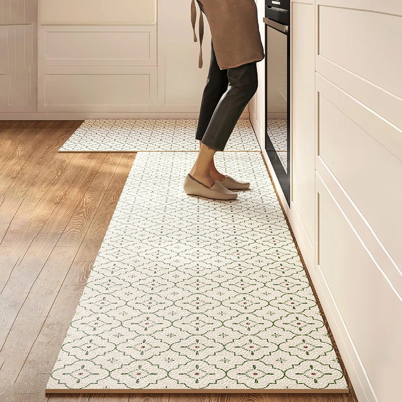 

Kitchen Floor Mat Vinyl Rug Pvc Waterproof Long Carpet Home Decor Oil-proof Non-slip Foot Mats 주방바닥매트 Alfombra Cocina שטיח למטבח