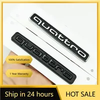 2025 Hot 95mm 3D ABS Car Rear Trunk Badge Side Emblem Sticker For Audi A3 A4 A5 A6 A7 A1 A2 Q3 Q5 Q7 S3 S4 S5 S6 TT Quattro Acce