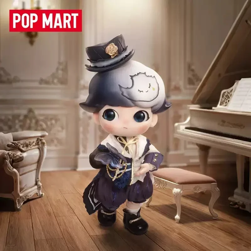 

POPMART DIMOO Gentleman Series 1/8 слепая коробка, сумка для догадок, загадочная коробка, игрушки, куклы, милые аниме-фигурки, настольные украшения, подарок