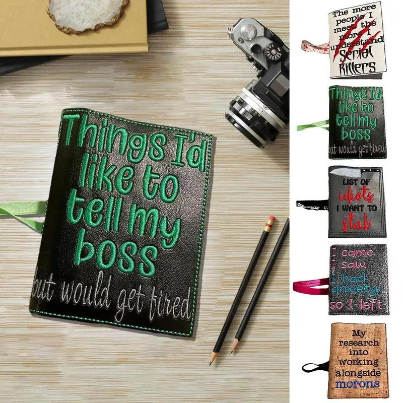 A6 Binder Notebook Cover Diary Agenda Planner Paper Cover Humorous Notebook Cover For School Stationery
