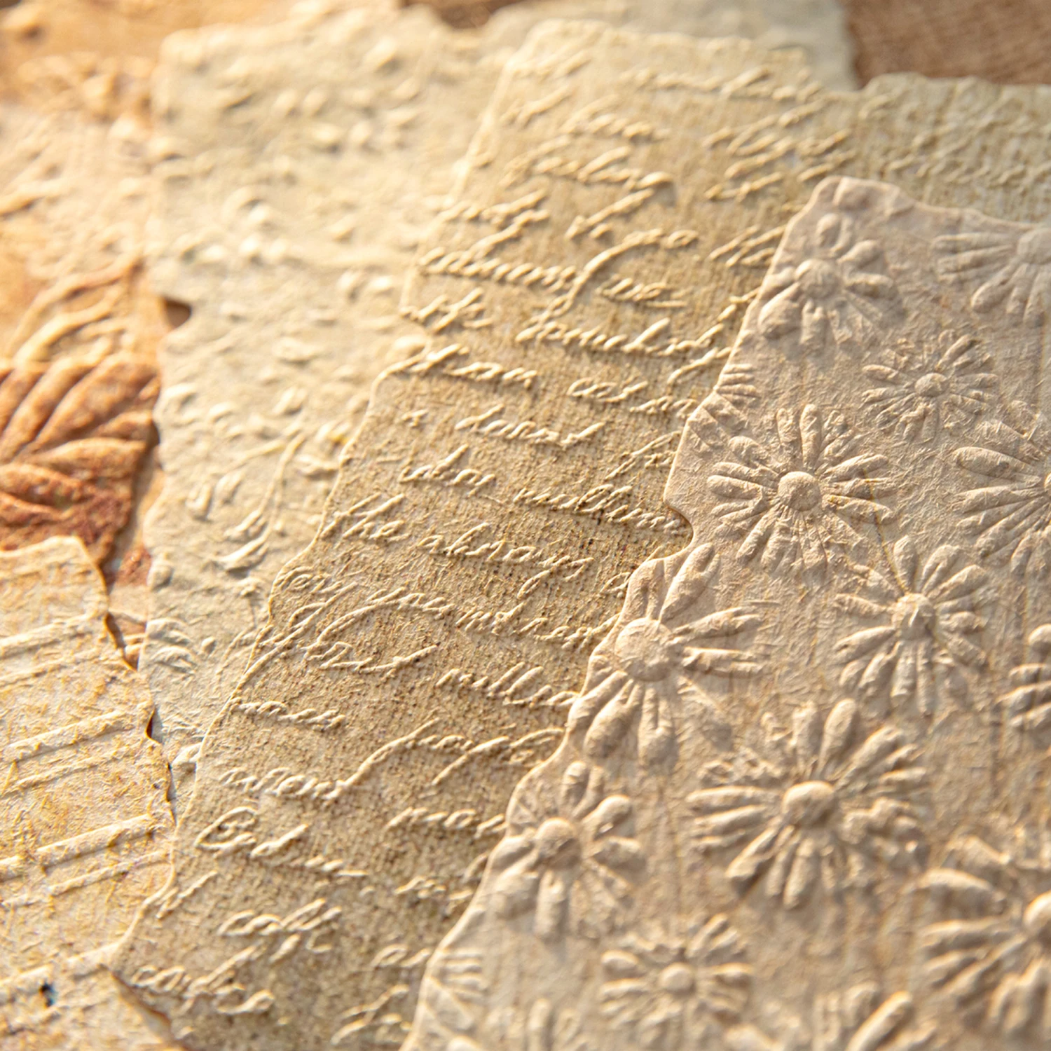 Vintage Junk Journal Scrapbooking Paper - 28 pièces/paquet, papier texturé à motifs