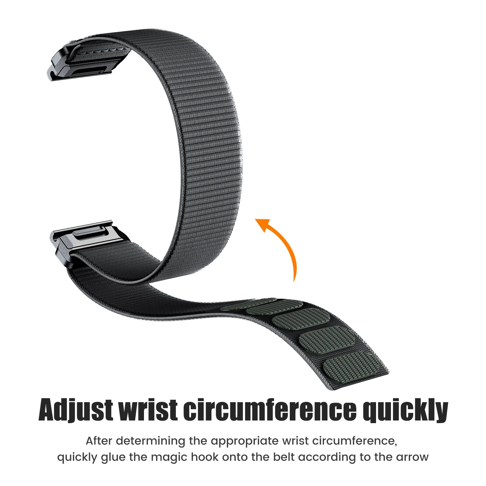 Correa de nailon para reloj Garmin Fenix, pulsera de 26mm para Garmin Fenix 6X Pro 7X 5X Puls 3 HR, Mk2i Tactix Bravo 7 Pro Enduro