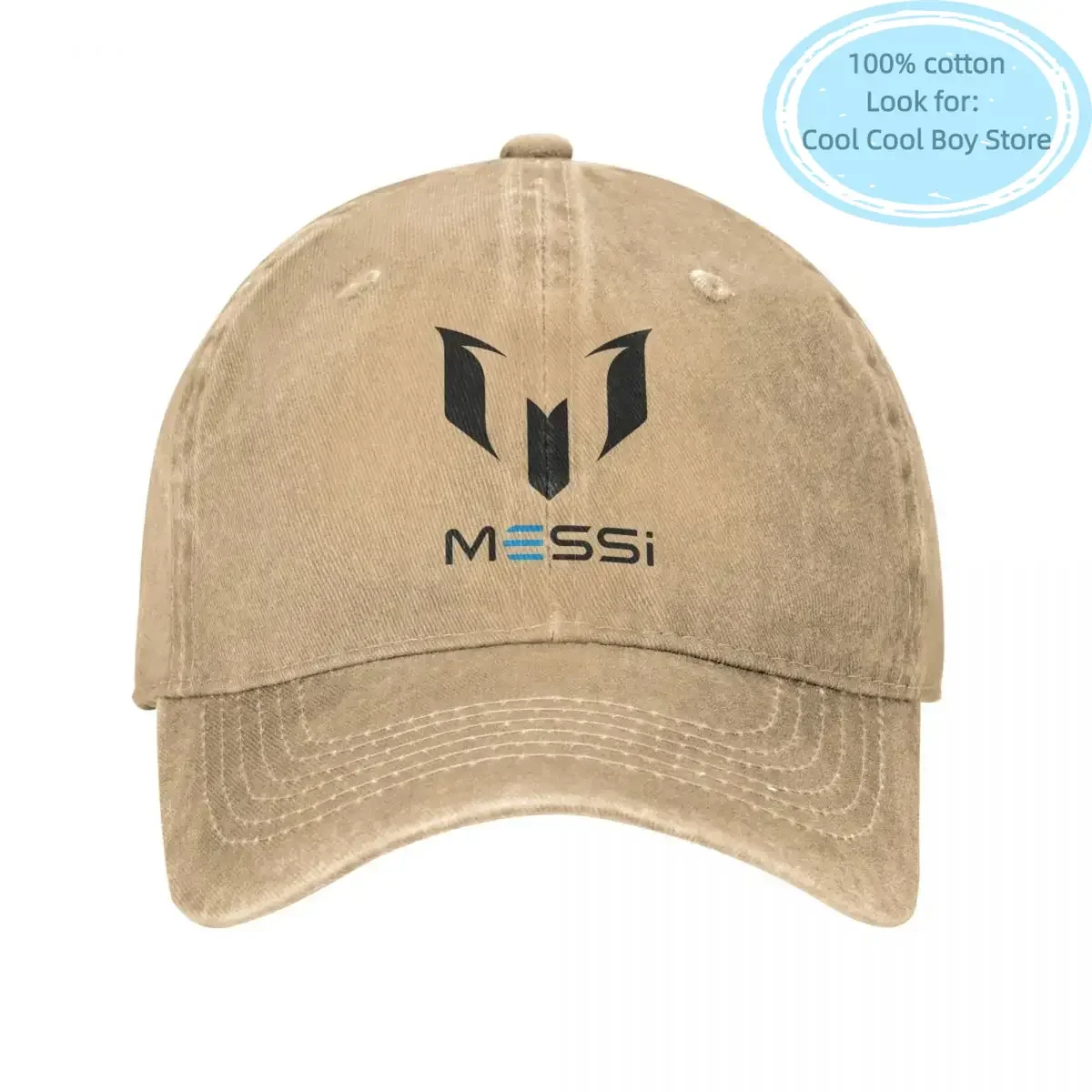 

Argentina Number 10 Football Soccer Men Women Baseball Caps Messi Distressed Washed Hats Cap Outdoor Summer Adjustable Headwear