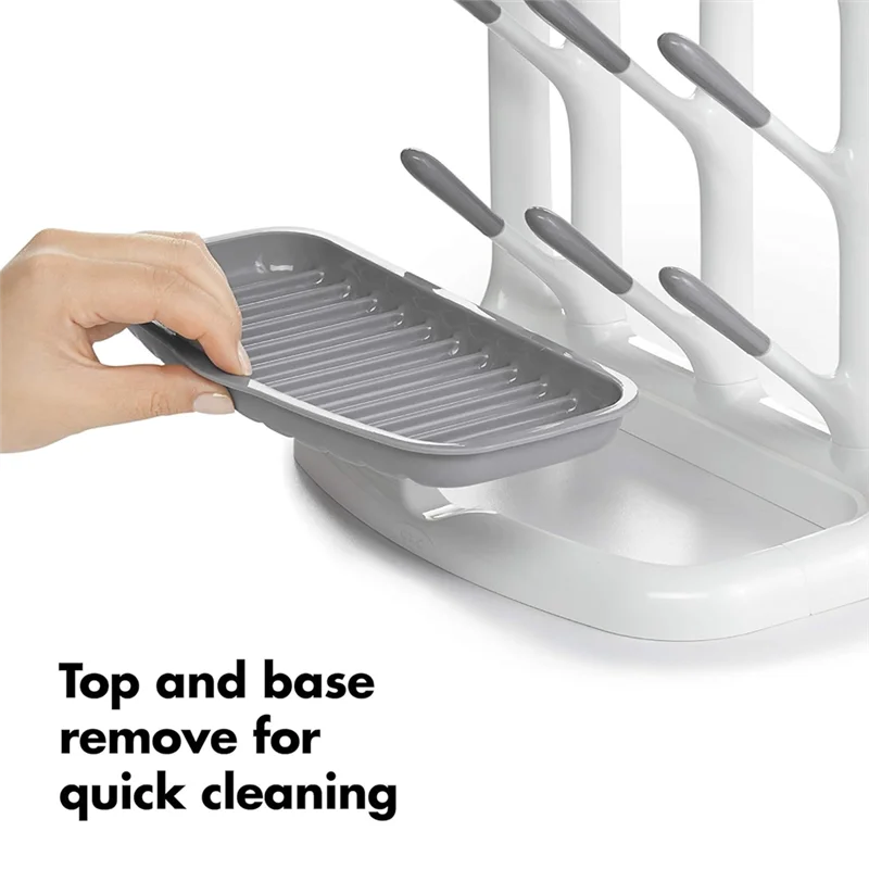 

ABGG-Vertical Baby Bottle Drying Rack, Stand Large For Kitchen Countertop Space Saving Bottle Rack Dryer