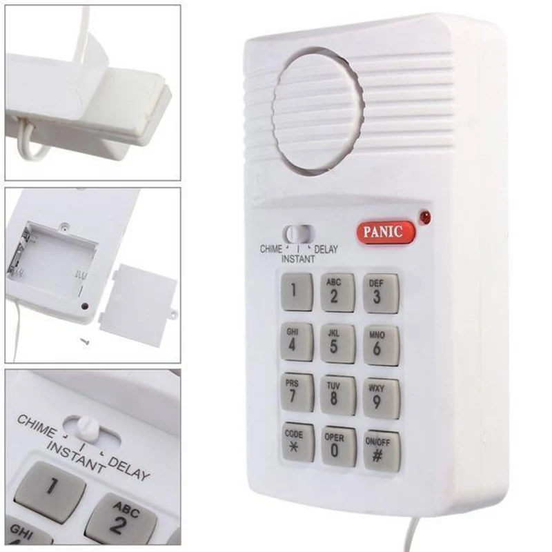 Security Panic Button Home Caravan Garage Door Ring Keypad Alarm System