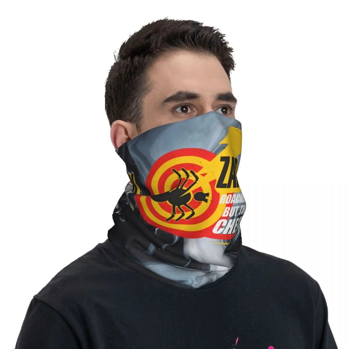 Amazing Zap-em Man Bandana Neck Cover Motocross Wrap Scarf Running Unisex Adult Washable