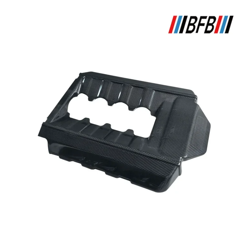

For Ford Mustang Real Dry Carbon Fiber 2014-2018 Exterior Hood Engine Cover Protective Case Modification Body Kit Accessories