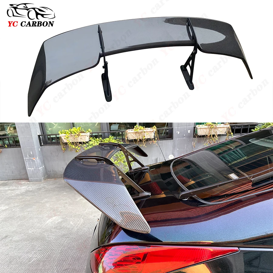 

For Nissan GTR GTR35 R35 STI Style High quality Carbon Fiber Rear Spoiler Rear Wing Lip Tail Trunk SpoilersTail fins Body Kit