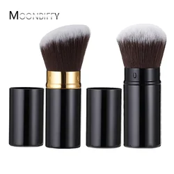 Powder/Blush Brushes New Retractable Single Soft Loose Powder Blush Brush Portable Beauty Cosmetic Tool brochas maquillaje