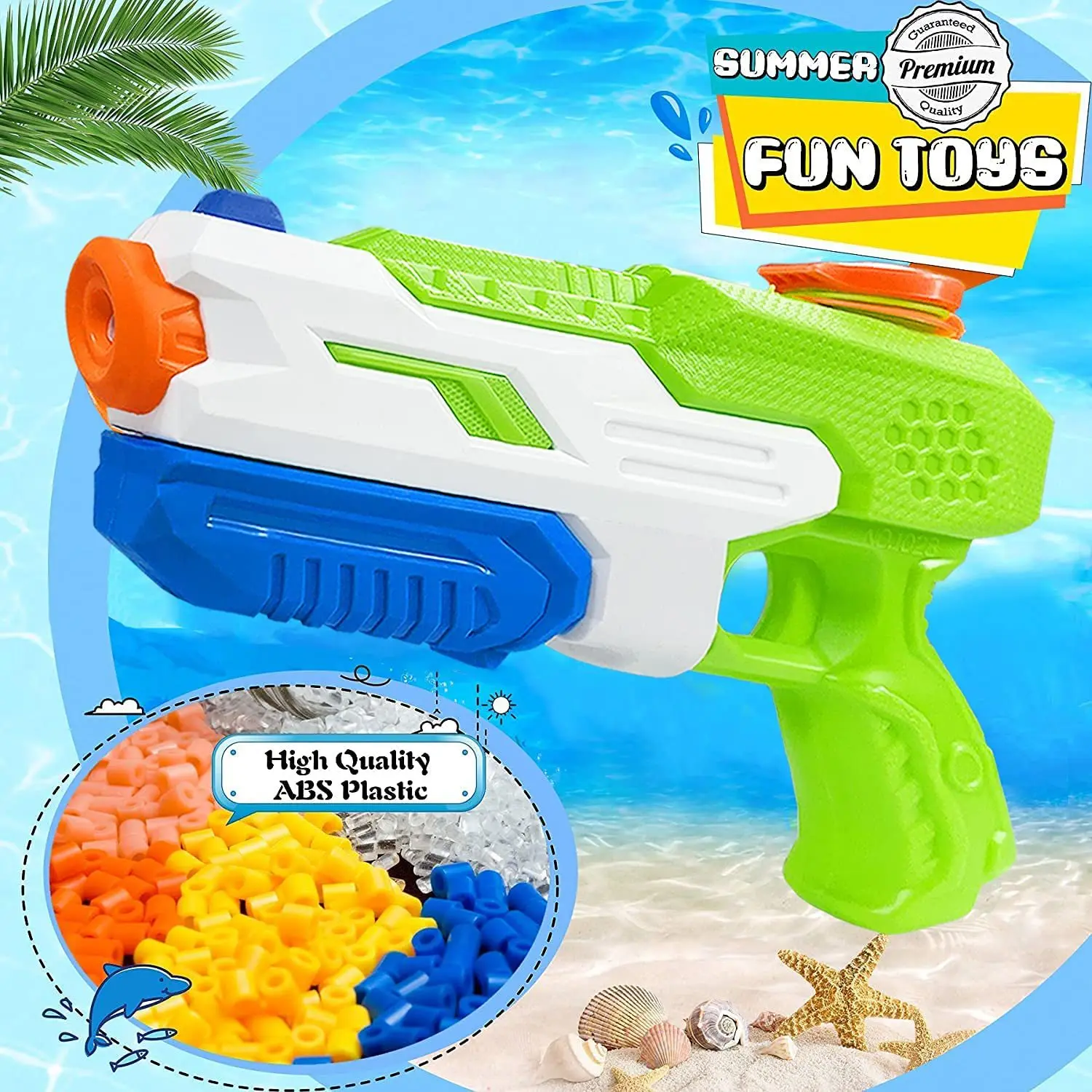 Wasserpistolen Sommer Soaker Spritzpistolen 600CC für Kinder Jungen Mädchen Erwachsene Outdoor-Spielzeug für Schwimmbad Hof Rasen Strand