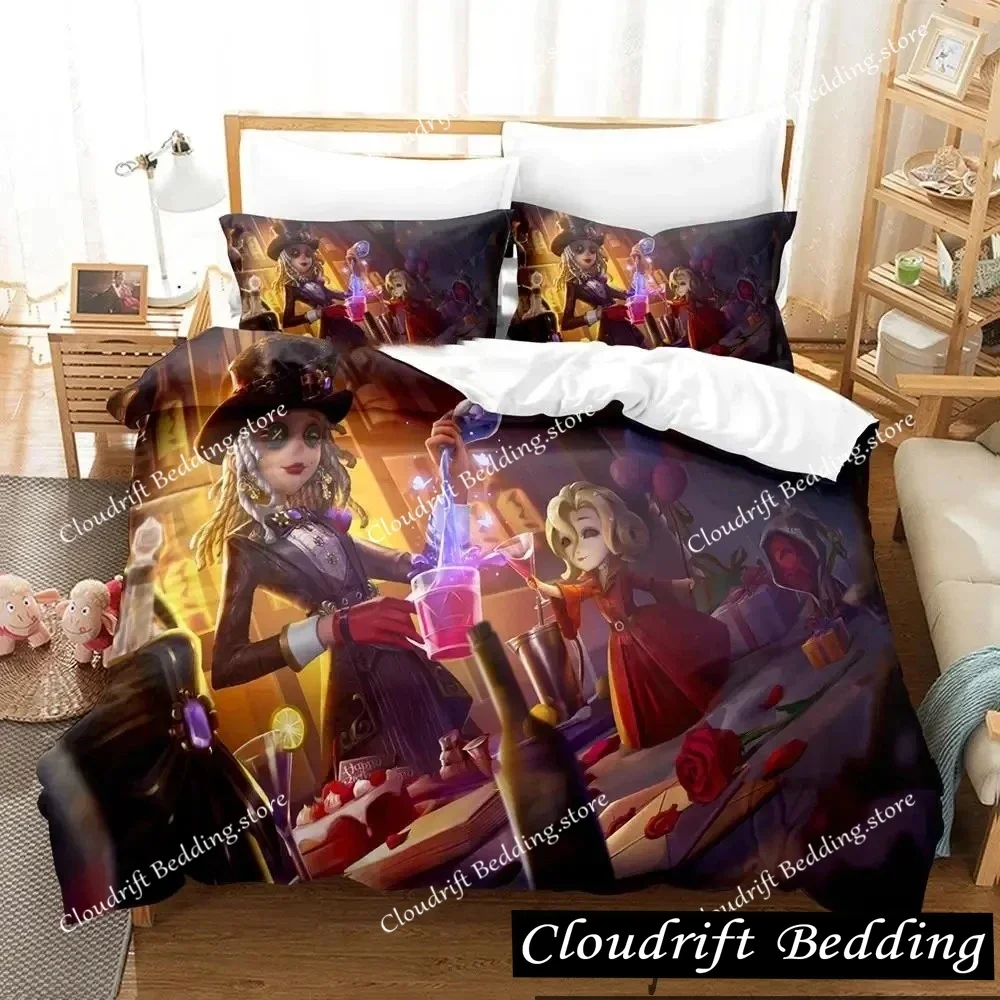 Game Identity V Anime Bedding Set Boys Girls Twin Queen King Size Duvet Cover Pillowcase Bed boys Adult Home Textileextile 6
