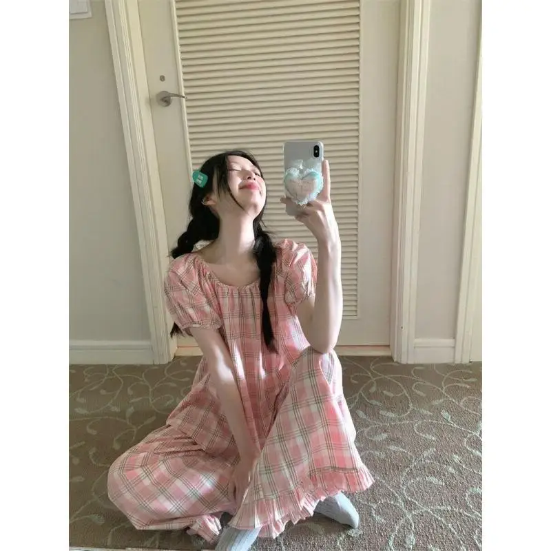 

Женский пижамный комплект: модная домашняя одежда, хлопковые пижамы для женщин, милые и стильные, новинка лета, повседневный, трендовый, уютный домашний стиль для отдыха