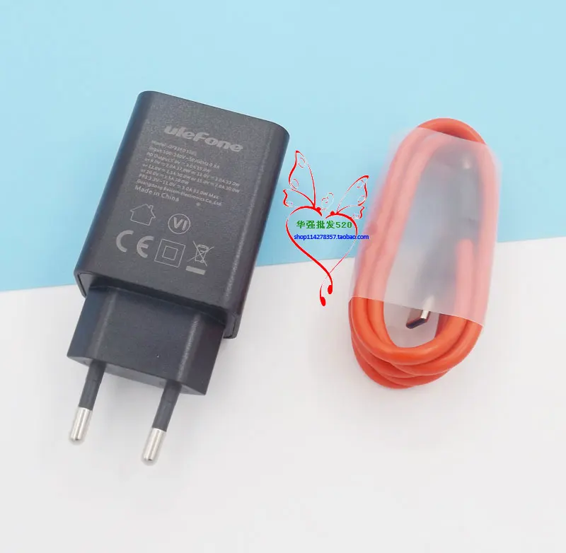 New Original Ulefone Armor 20WT Armor 21 Armor 22 Charger Official Quick Charge Adapter USB Cable Data Line For Ulefone Armor 22