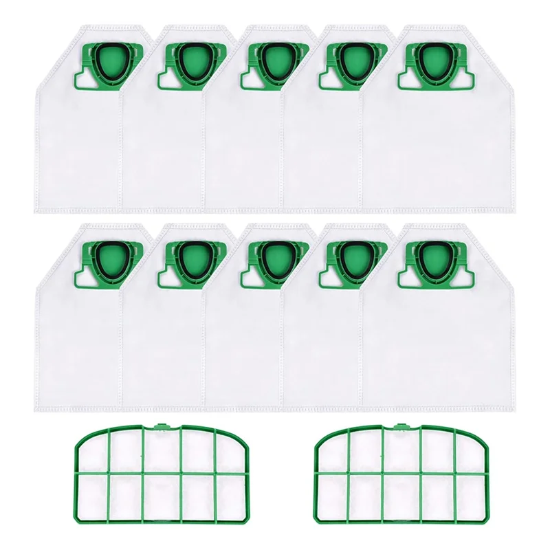 10 PCS Filter And 2PCS Filters, For Kobold VK200 FP200 Filters, Premium Allergiker Geeignet, For VK200 Filters SALES