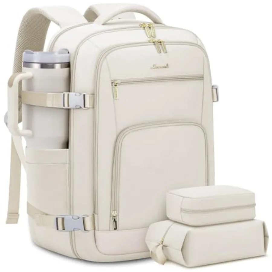 

Travel Backpack For Women 40L Carry On Backpack Flight Approved TSA Personal Item Backpack Fits 17 Inch Laptop Business Weekend