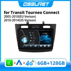 Car Radio Multimedia for Ford Transit Tourneo Connect 2005-2010 Wireless CarPlay Android Auto Stereo Player GPS 8581 Headunit