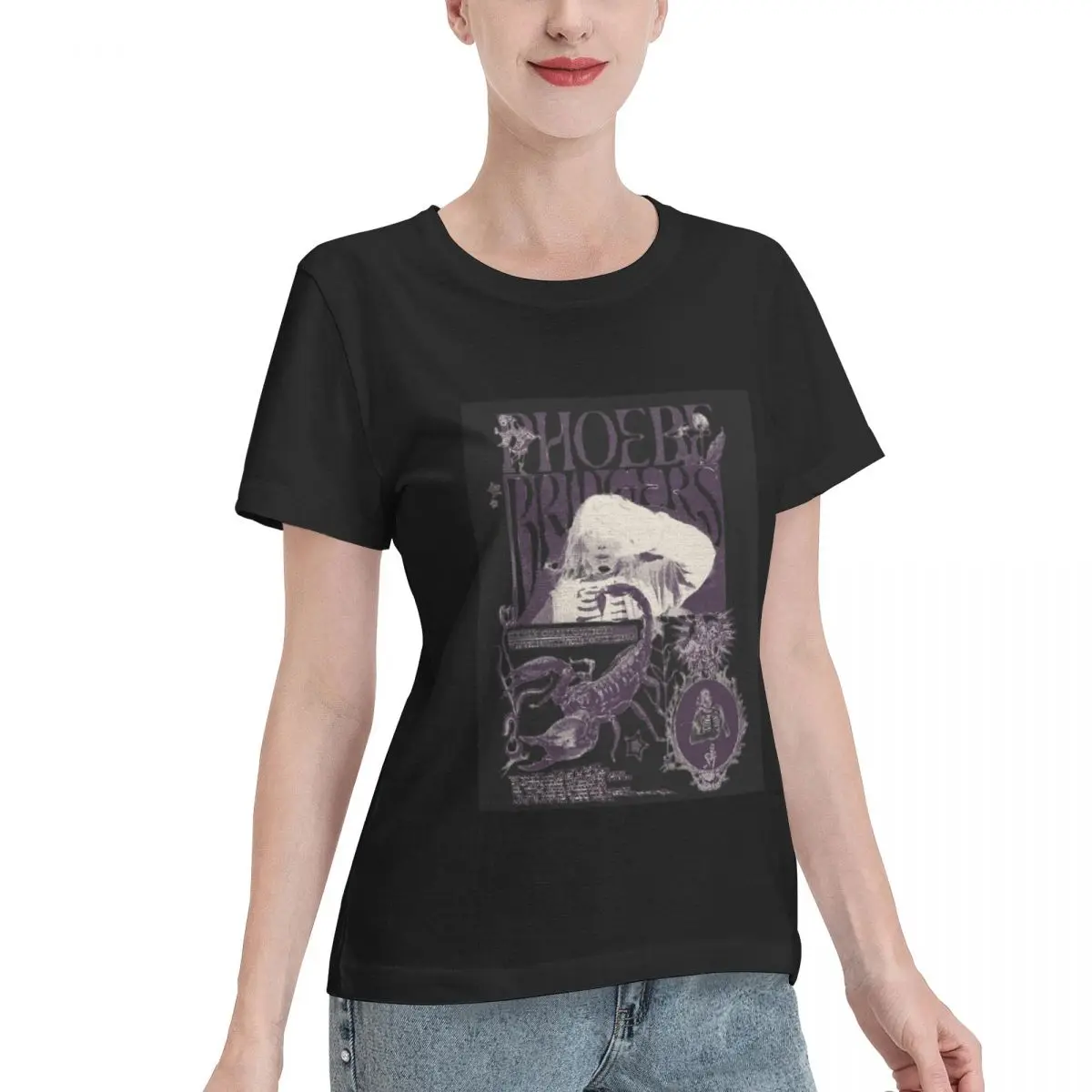 Great Deal Phoebe Bridgers I Know The End Women's T-shirt Solid Color Women T-Shirt