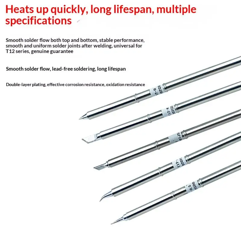 

New! T12 I ILS J02 JL02 K KU Soldering Iron Tips For Hakko Fx951 DIY T12 Electric Soldering Iron Soldering Station Welding Tools
