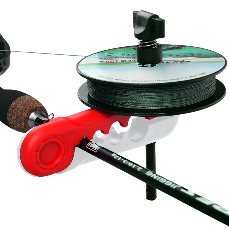 Portátil Baitcasting Linha De Pesca Winder, Spinning Reel, Linha Spooler Máquina, ABS Carretel, Equipamento De Pesca De Carpa, Ferramentas De Enrolamento